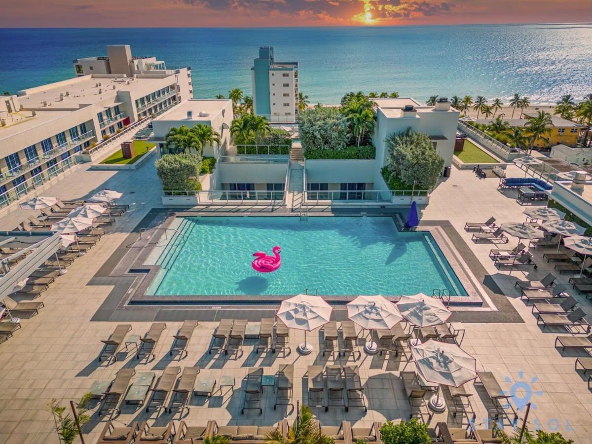 Rooftop Pool - Balcony - Hollywood Beach Broad - Walk Zewnętrze zdjęcie