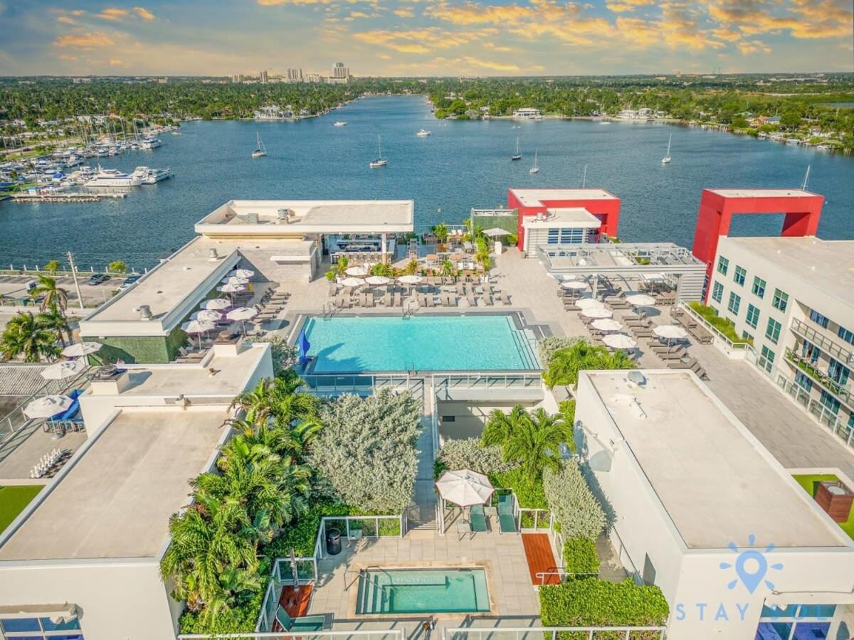Rooftop Pool - Balcony - Hollywood Beach Broad - Walk Zewnętrze zdjęcie
