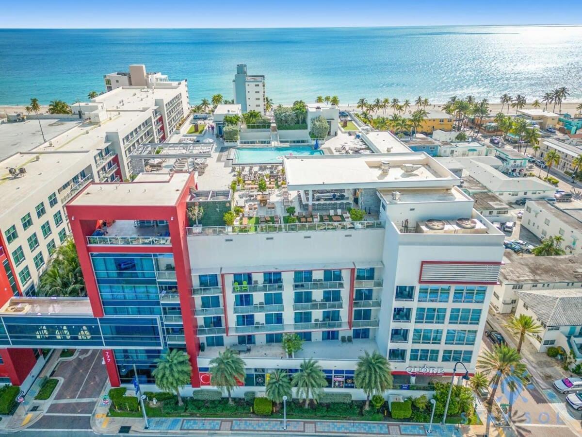 Rooftop Pool - Balcony - Hollywood Beach Broad - Walk Zewnętrze zdjęcie