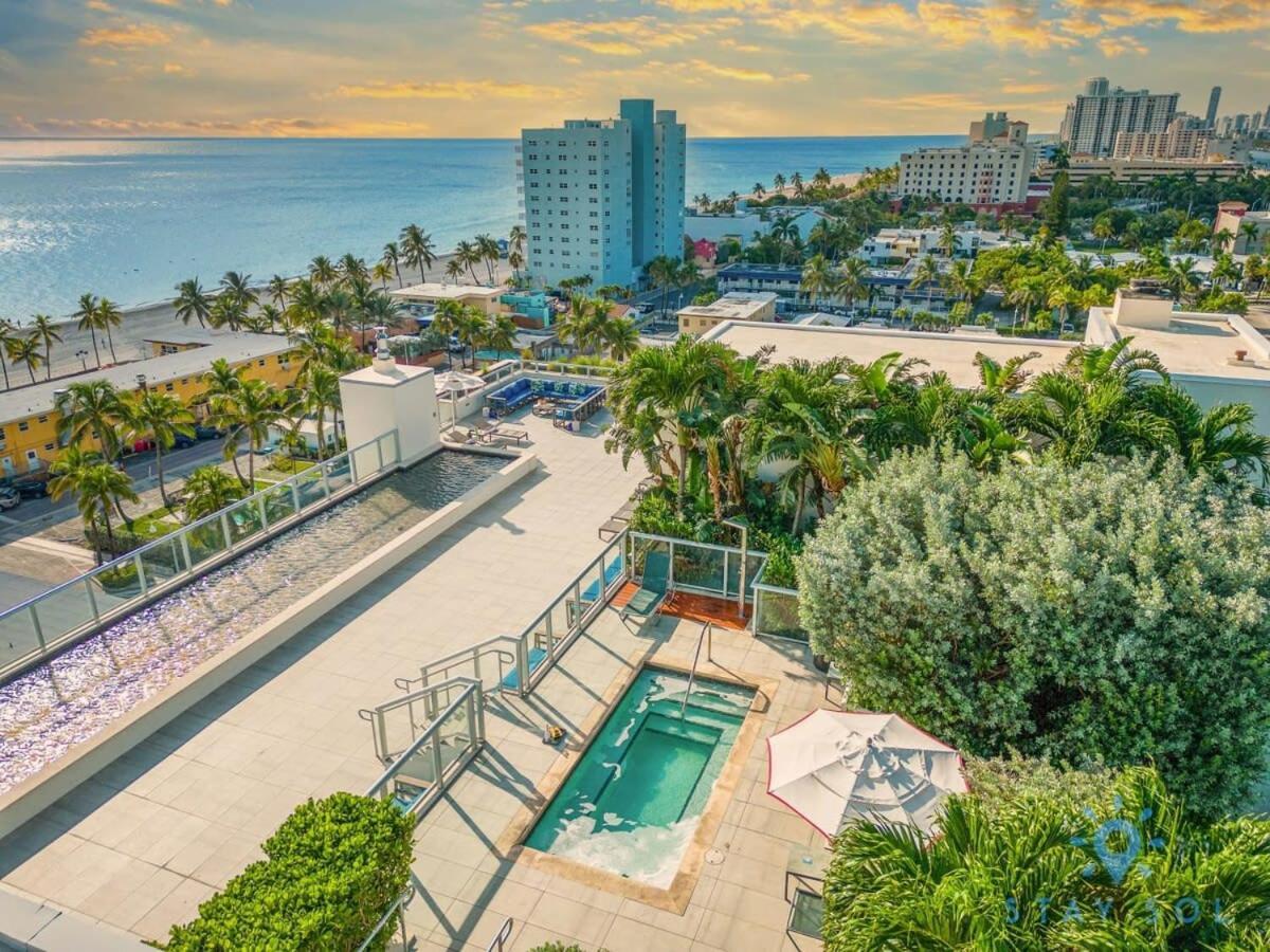 Rooftop Pool - Balcony - Hollywood Beach Broad - Walk Zewnętrze zdjęcie