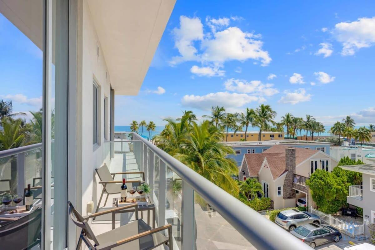 Rooftop Pool - Balcony - Hollywood Beach Broad - Walk Zewnętrze zdjęcie